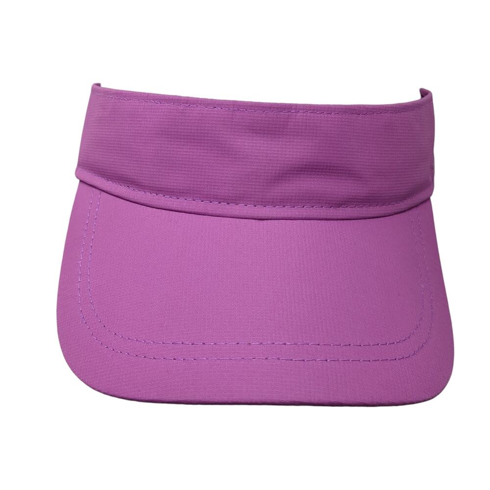 Slazenger Fitted Sun Visor Hat Purple One Size Stretch Outdoor Blank